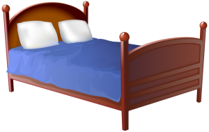 a comfortable double bed